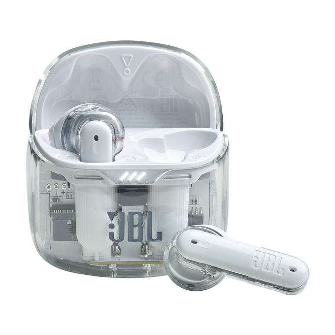 JBL Tune Flex Ghost Edition - White Ghost - True wireless Noise Cancelling earbuds - Hero image number null